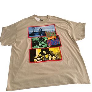 Boyz N The Hood Movie Colorful Graphic T-Shirt Men's Size 3X Tan Doughboy Ricky